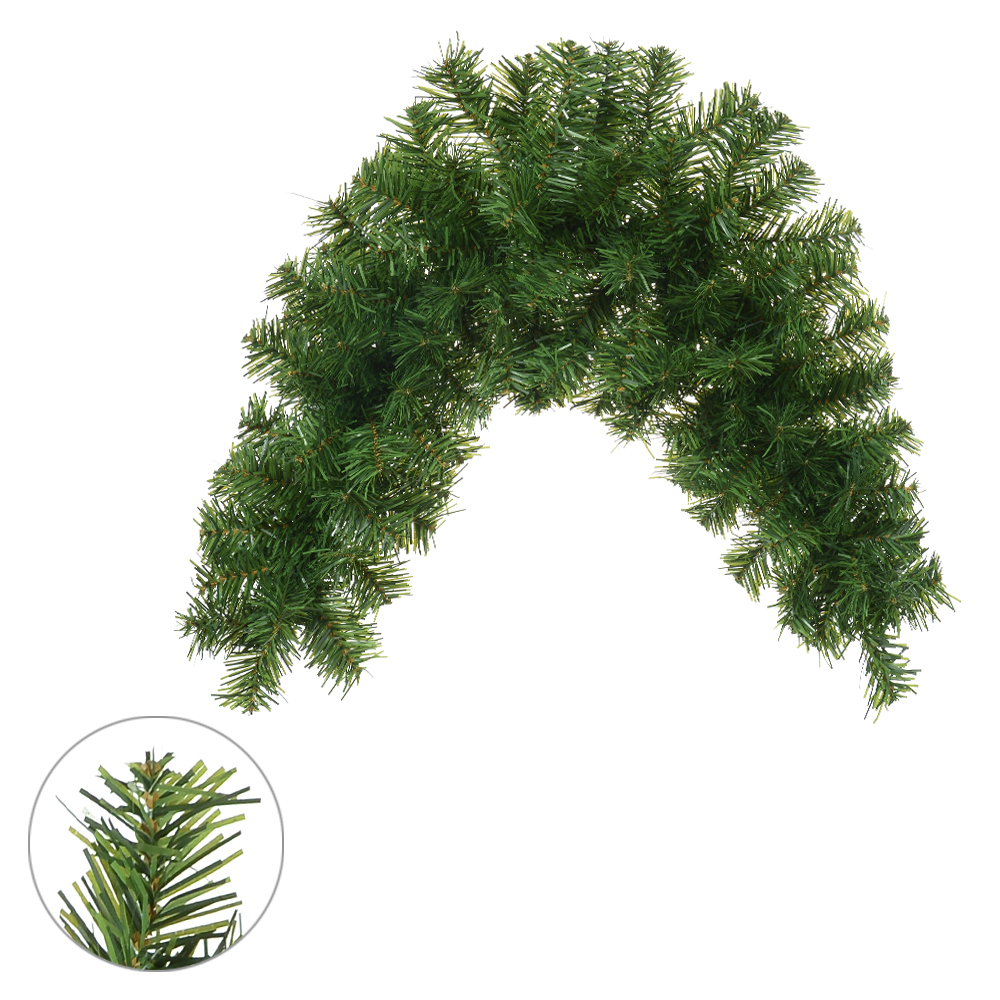 MEIA GUIRLANDA NATAL C/120 TIPS (VERDE) 1,2m