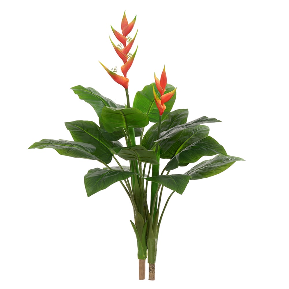 A.HELICONIA C/FLOR REAL TOQUE X15 (LARANJA) 1,1m