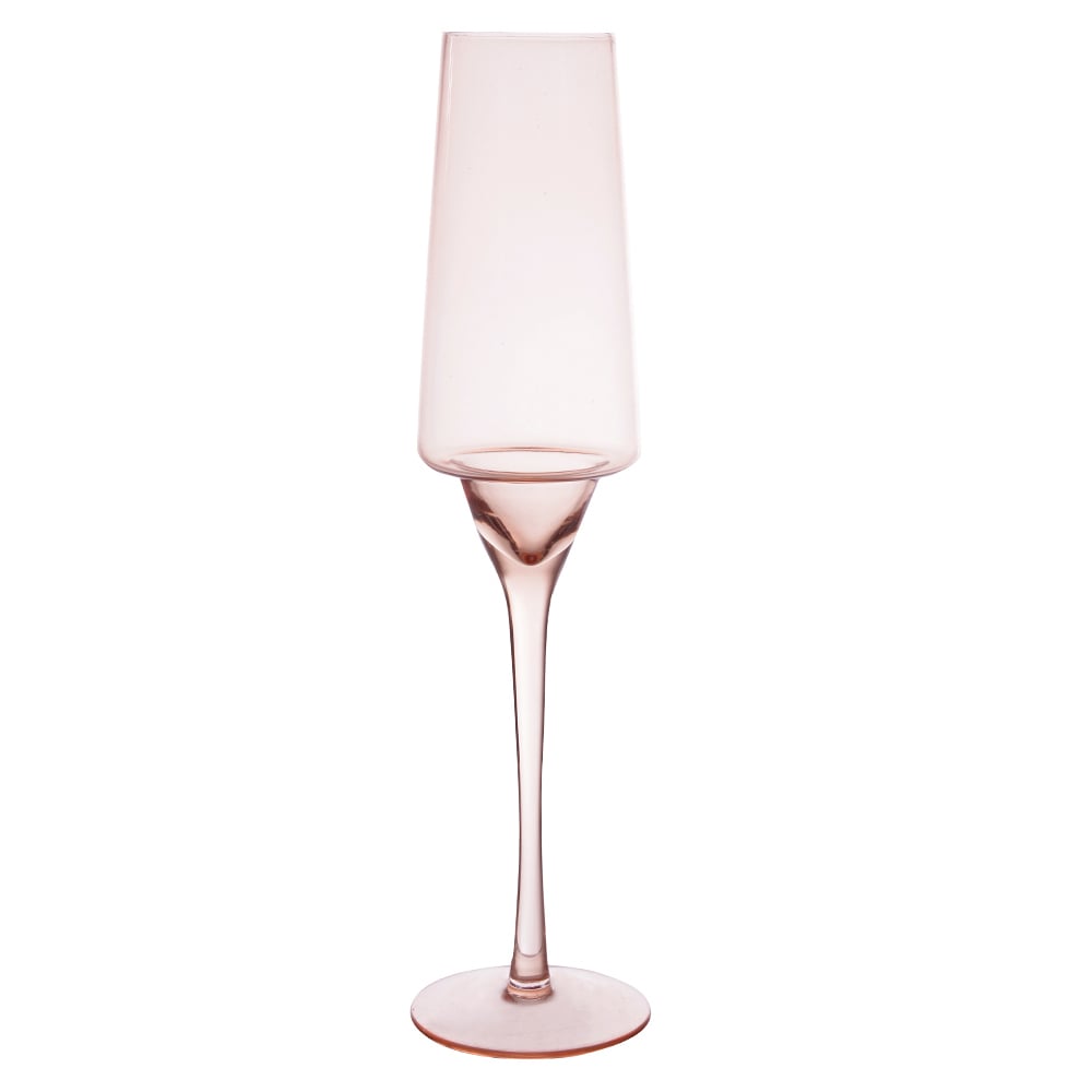 TACA CHAMPANHE 270ml 27X7X7cm ROYALS (ROSE)