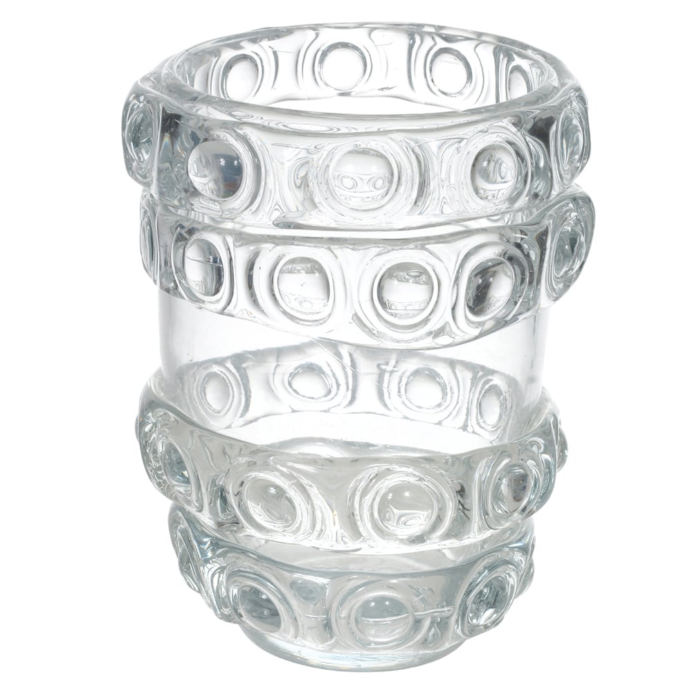 VASO DECORATIVO VIDRO (TRANSPARENTE) 29cm 20d
