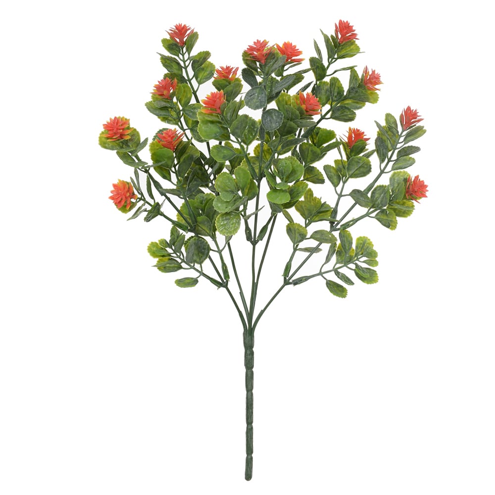 F.FLOR C/POWDER PLASTICO X15 (LARANJA) 32cm