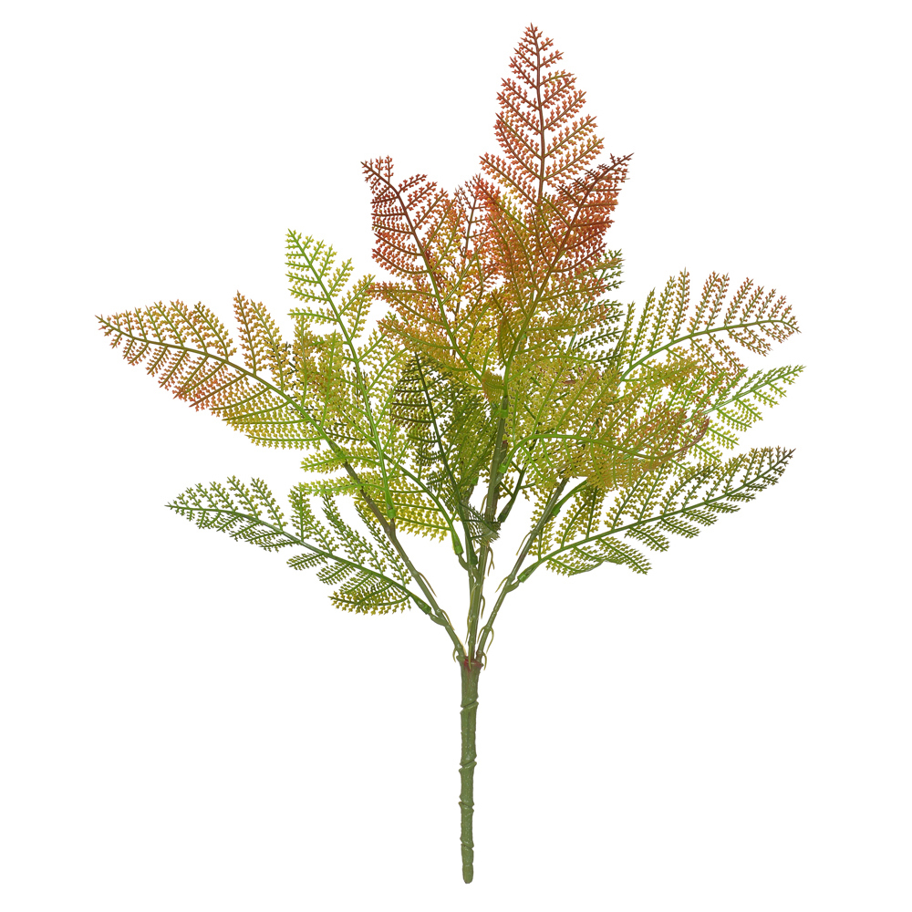 F.SAMAMBAIA C/PRINT PLASTICO X15 (VERDE VERMELHO OUTONO) 42cm