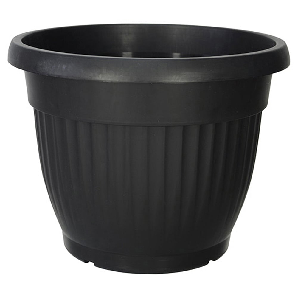 PLASTICO VASO IMPERIAL (PRETO) 20X24CM