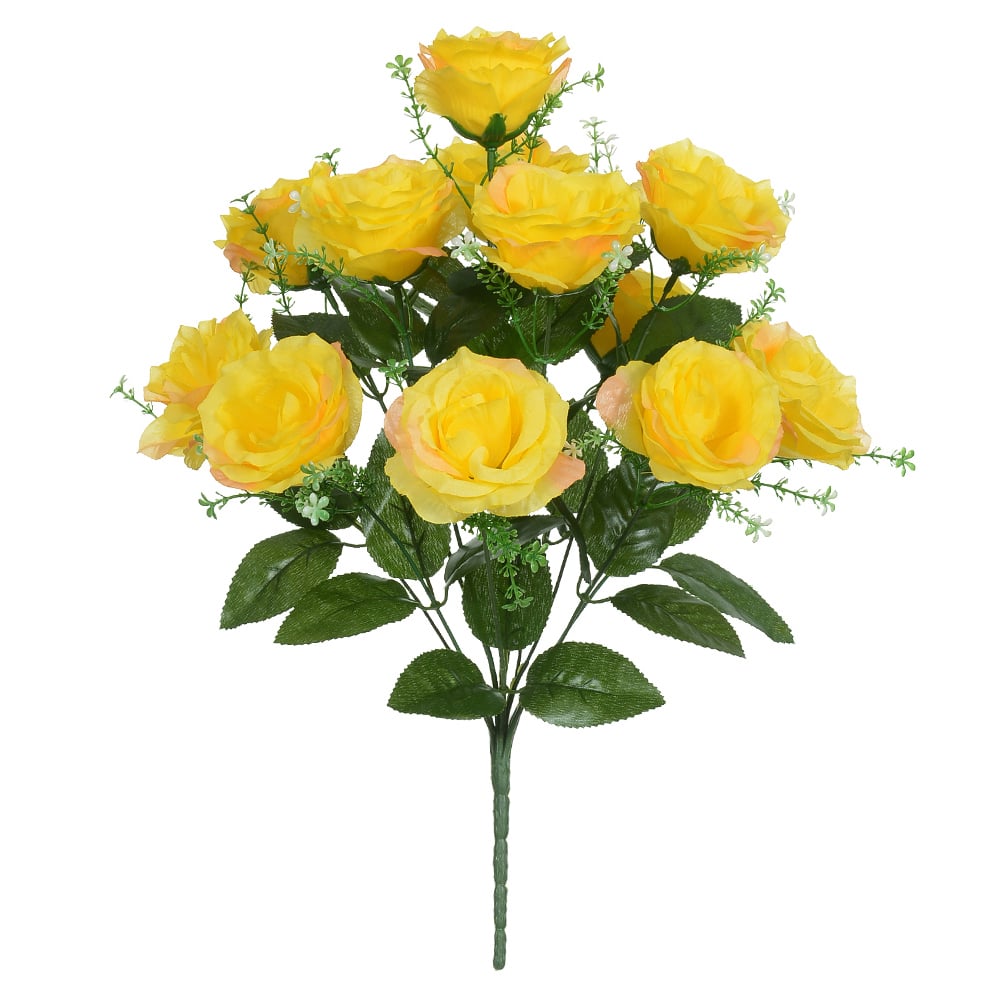 B.ROSA X12 (AMARELO) 41cm