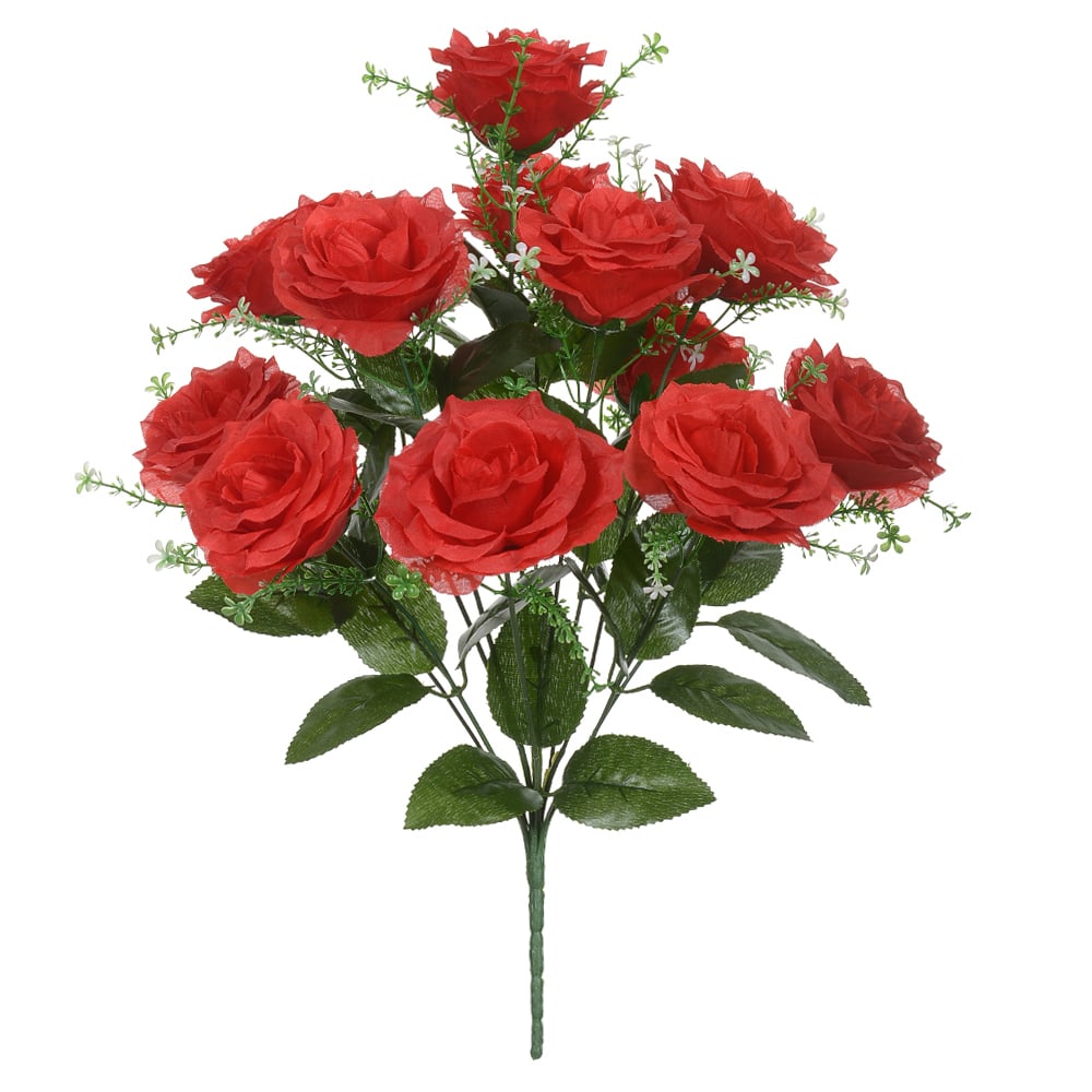 B.ROSA X12 (VERMELHO) 41cm