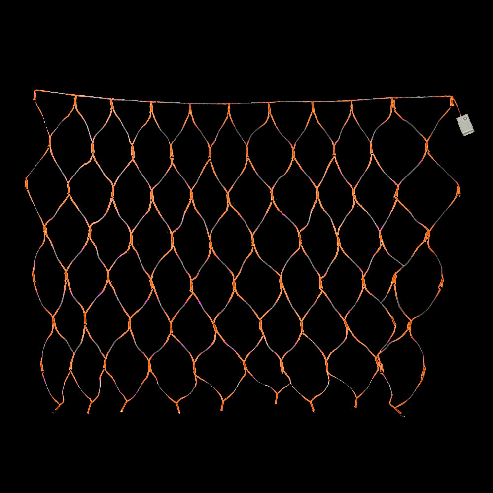 REDE NAO PISCA 300 LED 127V (LARANJA) 3X3m