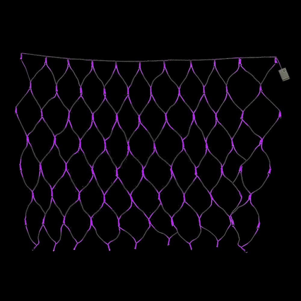 REDE NAO PISCA 300 LED 220V (ROXO) 3X3m