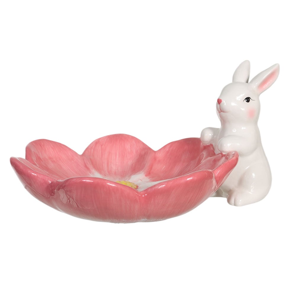 FLOR DECORATIVA PAREDE (ROSA) 13,8X27cm