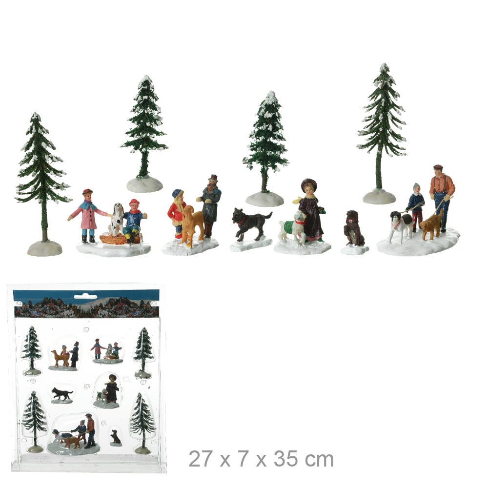 NATAL FIGURAS C/10 UND (COLORIDO) 27X7X35CM