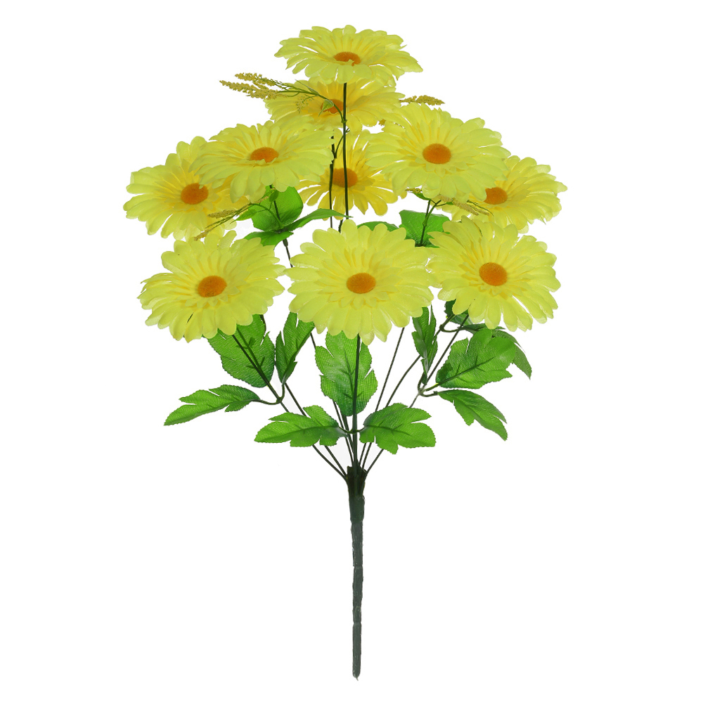 B.GERBERA X10 (AMARELO) 50cm