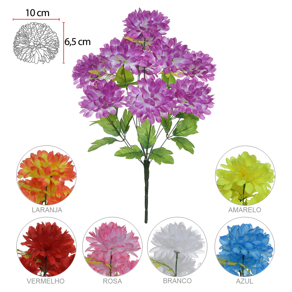 B.MUM X10 (CORES SORTIDAS) 50cm