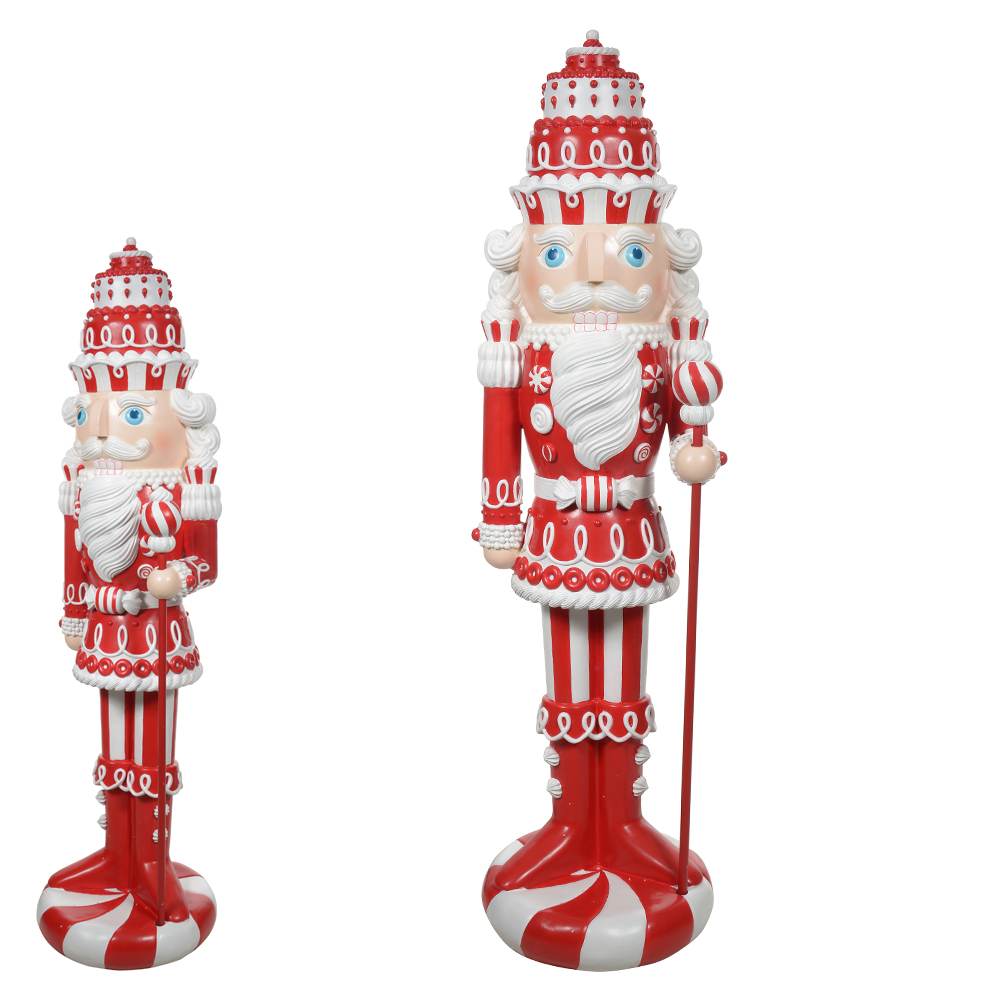 RESINA NATAL QUEBRA NOZES (VERMELHO) 1,82mX51X50cm