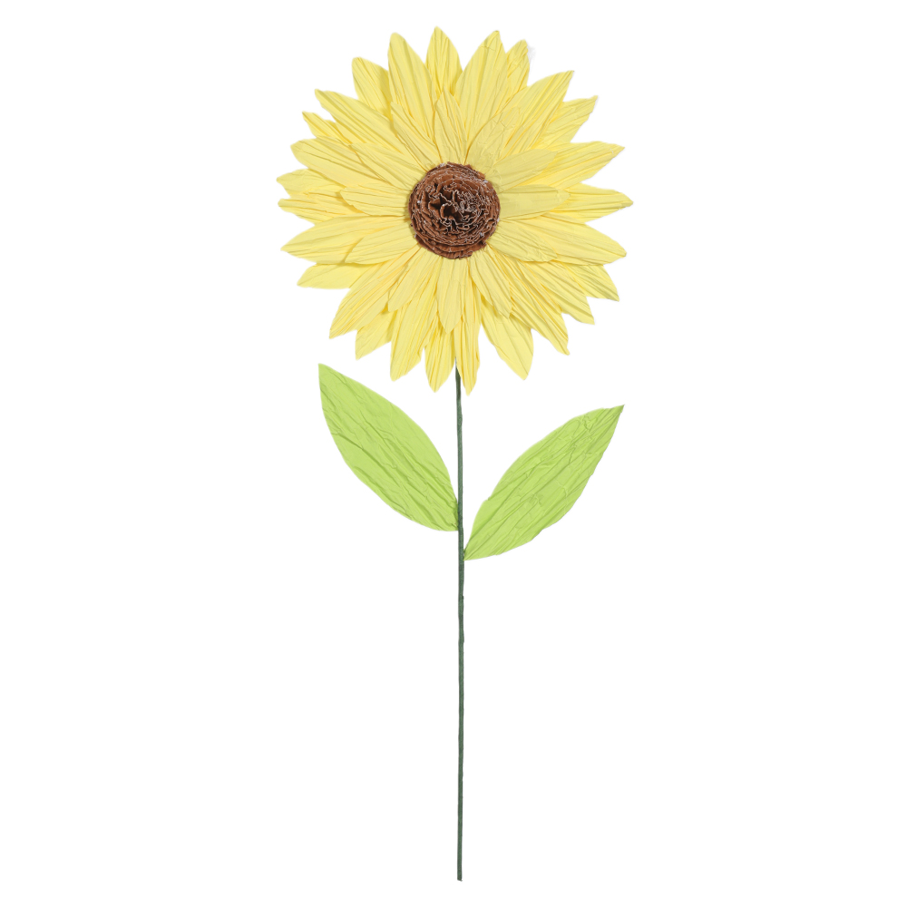 FLOR GIRASSOL PAPEL (AMARELO) 47cm
