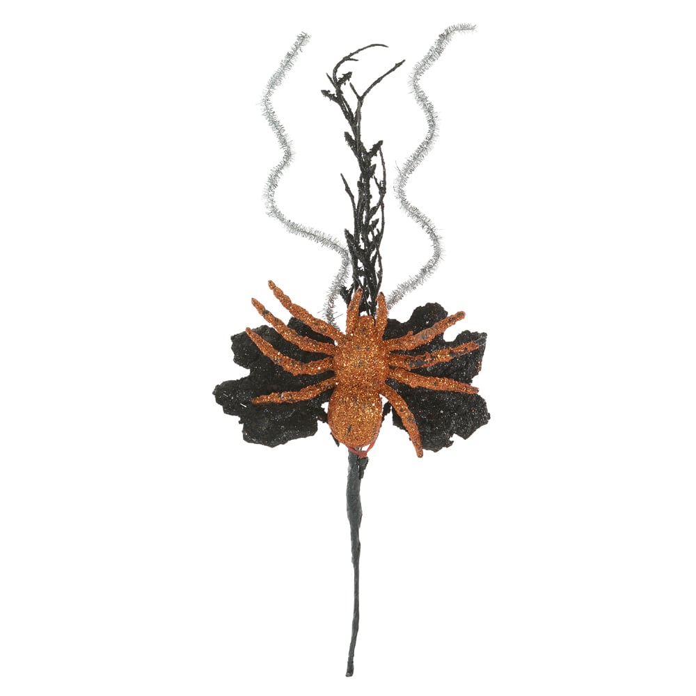 ARANHA HALLOWEEN (PRETO LARANJA) 29cm