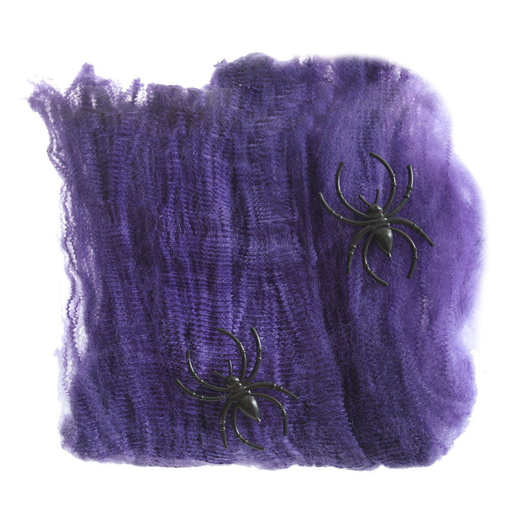 TEIA DE ARANHA HALOWEEN 20G (ROXO)