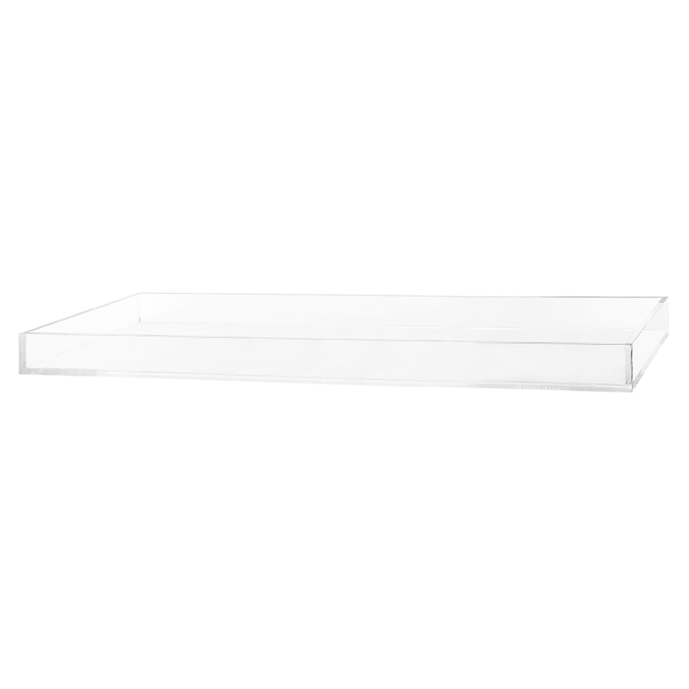 BANDEJA DECORATIVA ACRILICO 8MM (TRANSPARENTE) 5X80X30cm