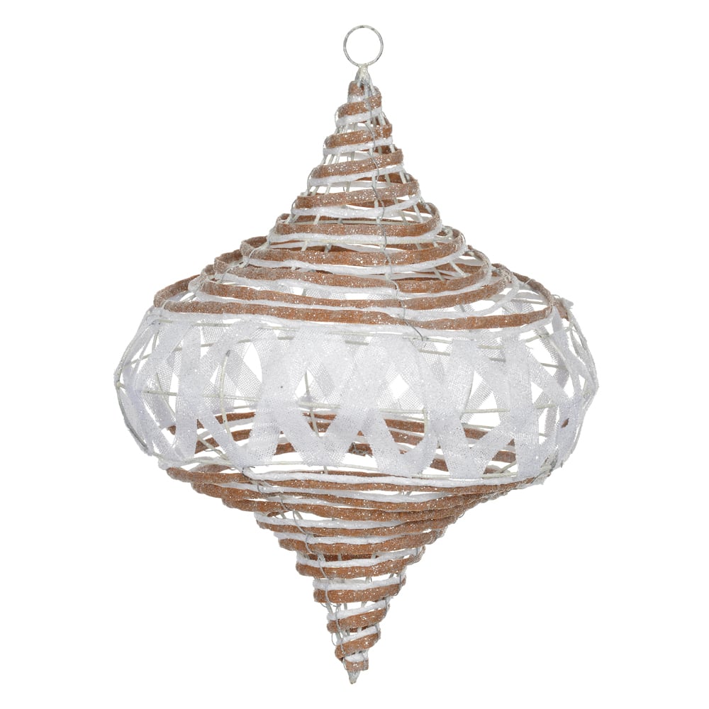 ENFEITE NATAL PEAO PENDURAR (BRANCO) 30cm