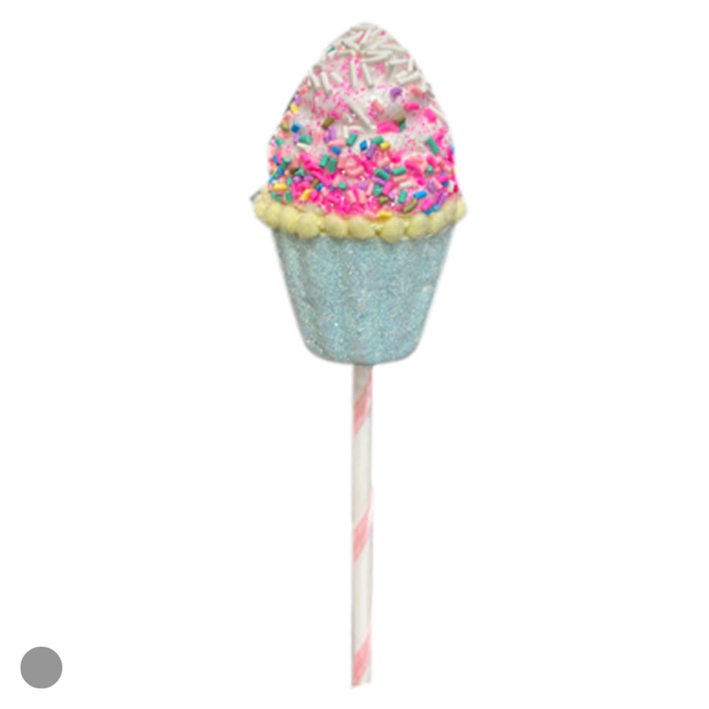 PICK DECORATIVO CUPCAKE (COLORIDO) 30cm