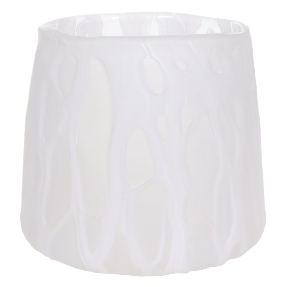 VASO DECORATIVO VIDRO LISTRAS (TRANSPARENTE) 20cm 21,5d