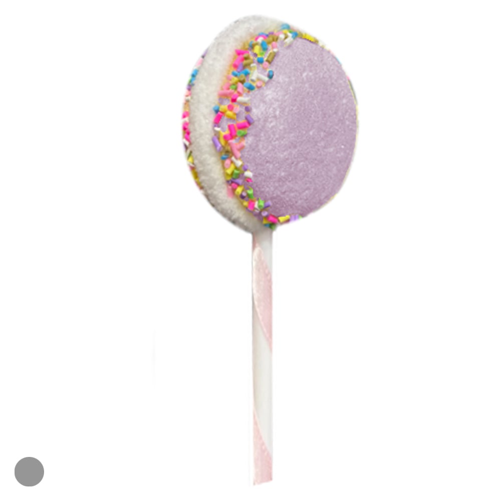 PICK DECORATIVO MACARON (LILAS) 27X5cm
