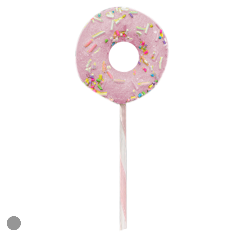 PICK DECORATIVO DONUT (ROSA) 28X6cm
