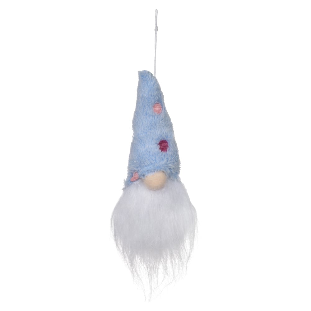 ENFEITE NATAL PAPAI NOEL (AZUL) 18X8cm