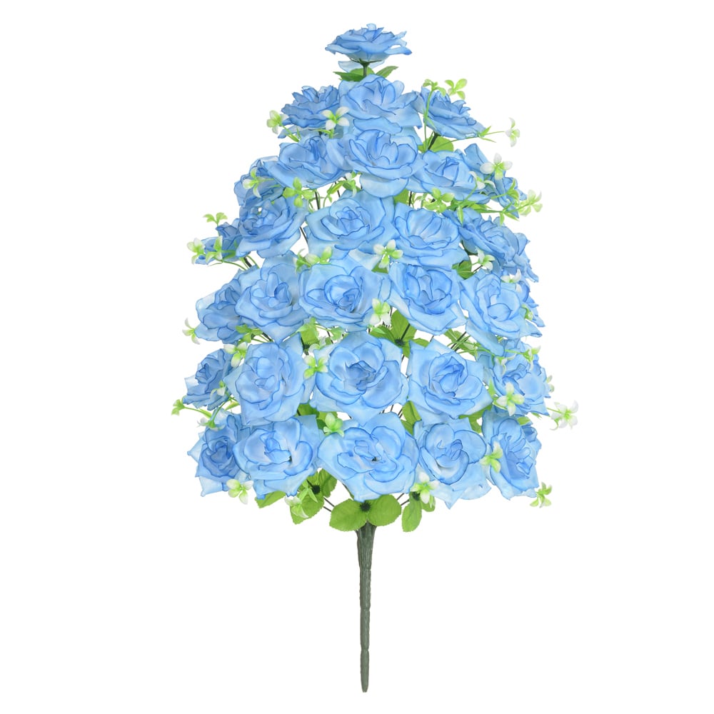 B.ROSA ABERTA TRIANGULAR X36 (AZUL) 70cm