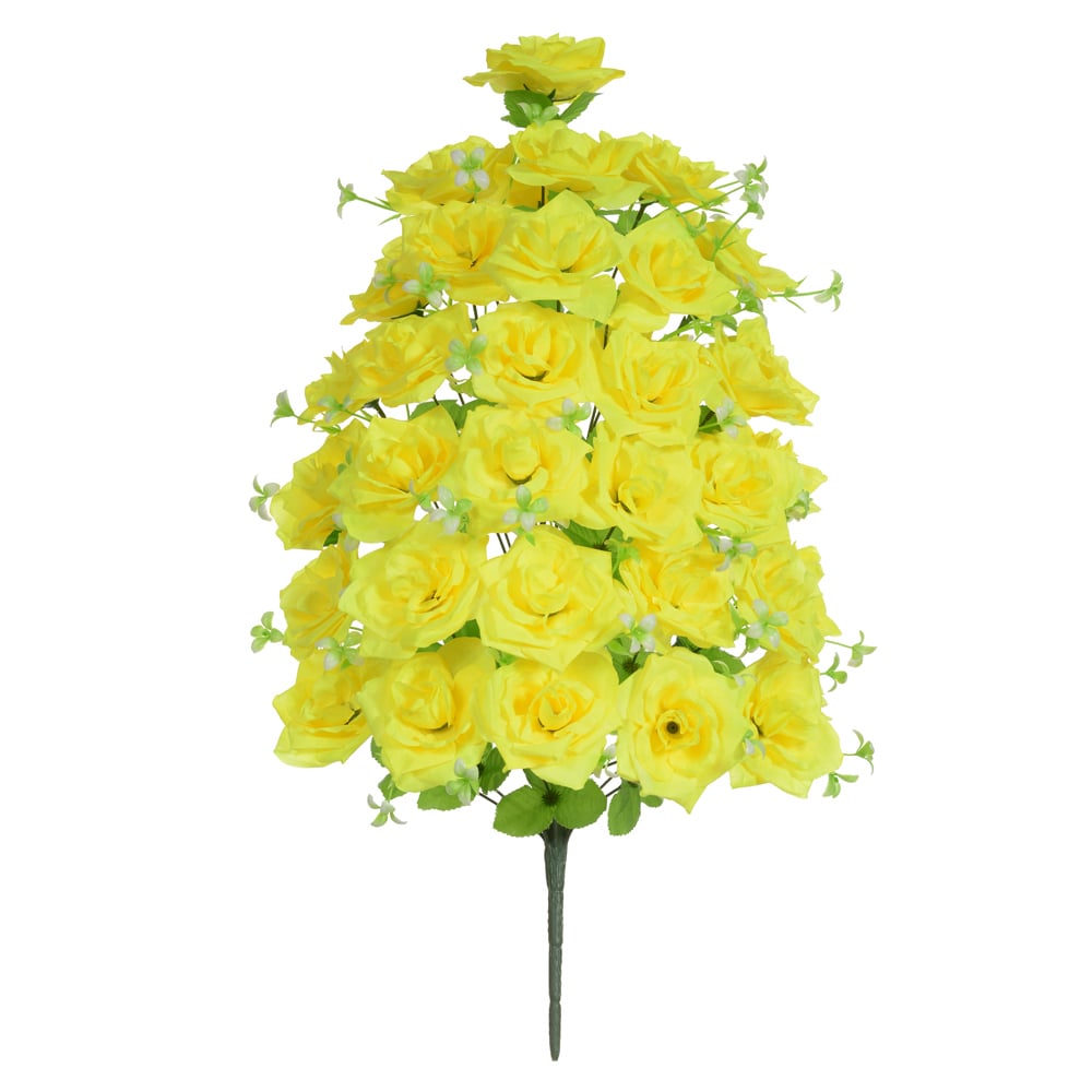 B.ROSA ABERTA TRIANGULAR X36 (AMARELO) 70cm