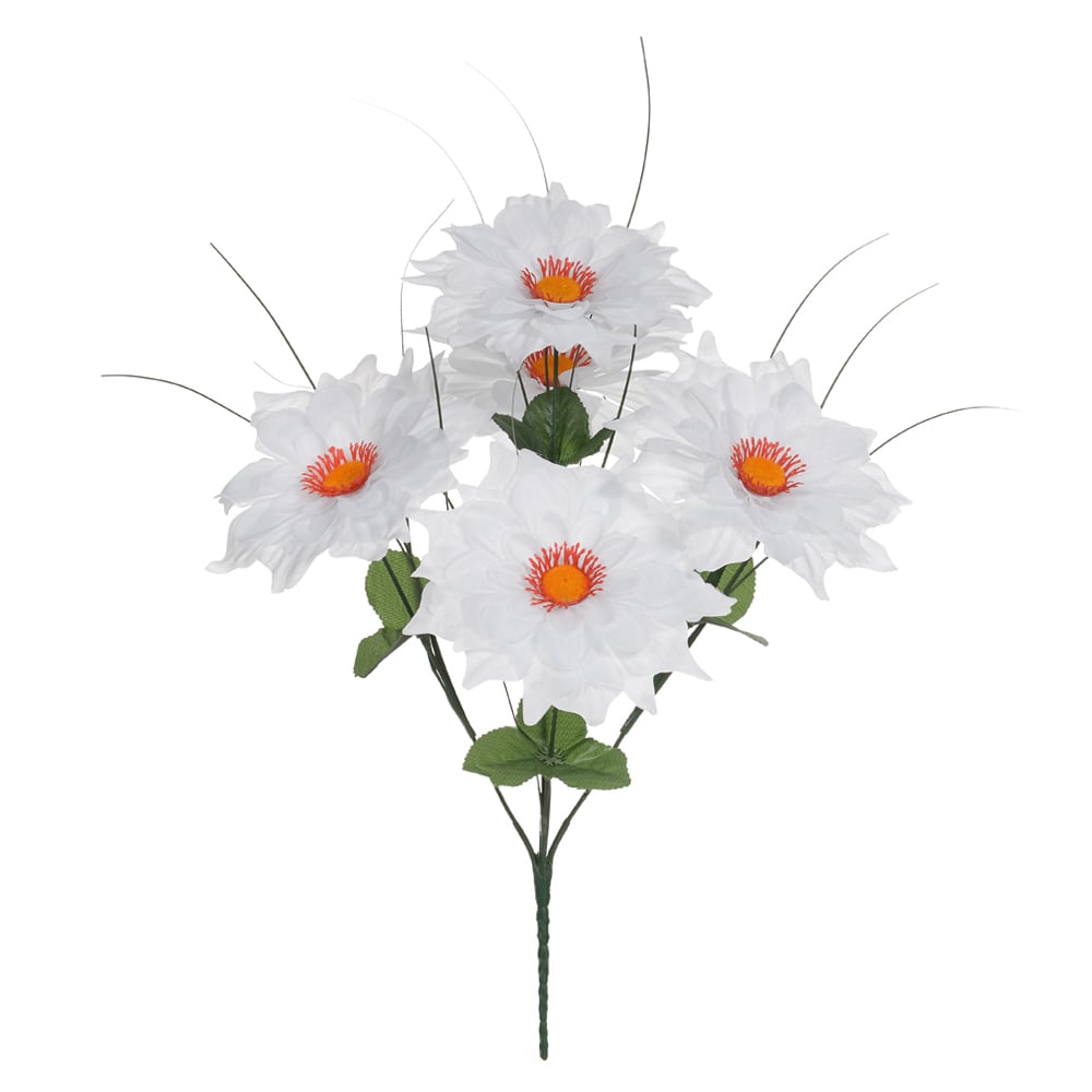 B.DALIA C/CAPIM X5 (BRANCO) 35cm