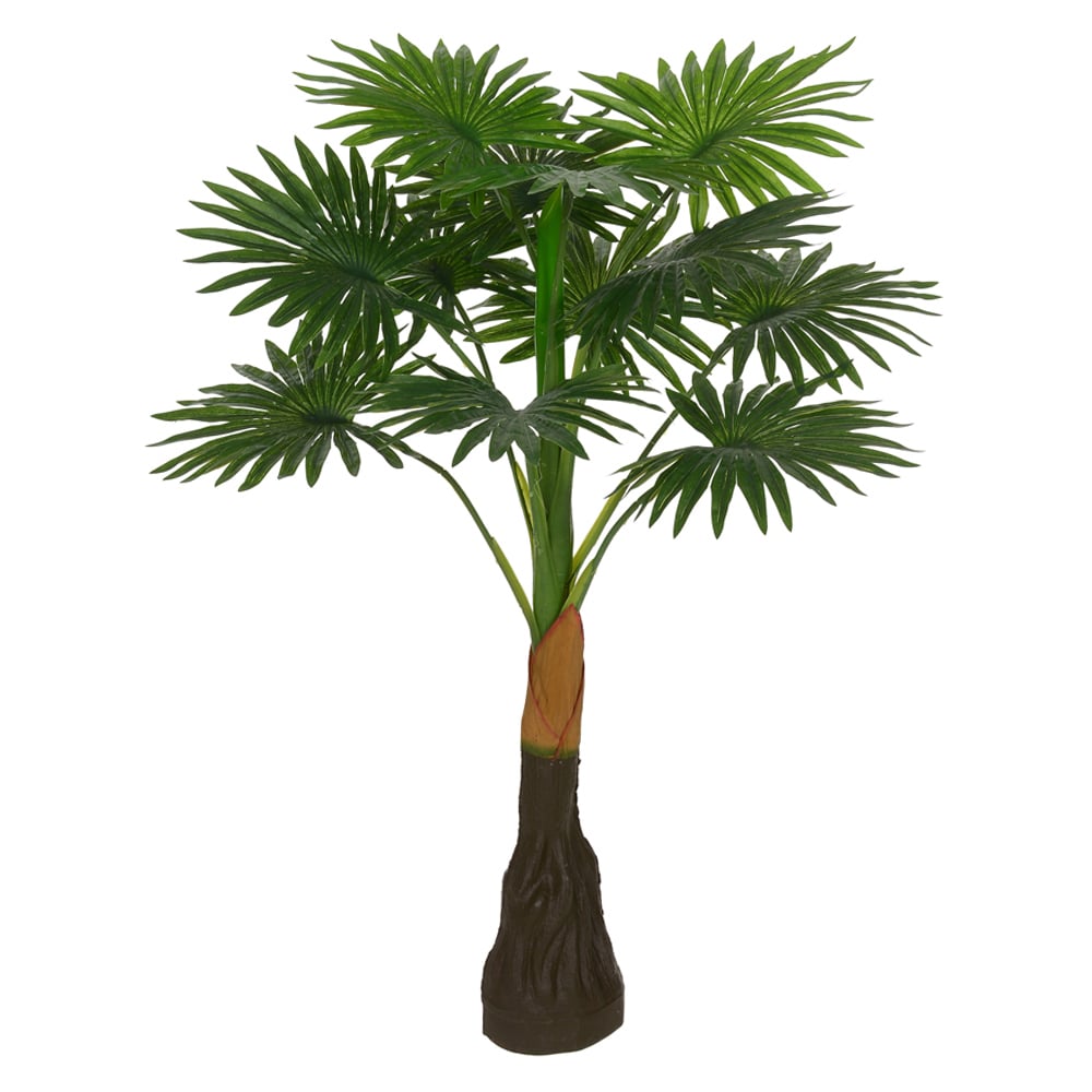 A.PALMEIRA LEQUE REAL TOQUE X12 (VERDE) 90cm