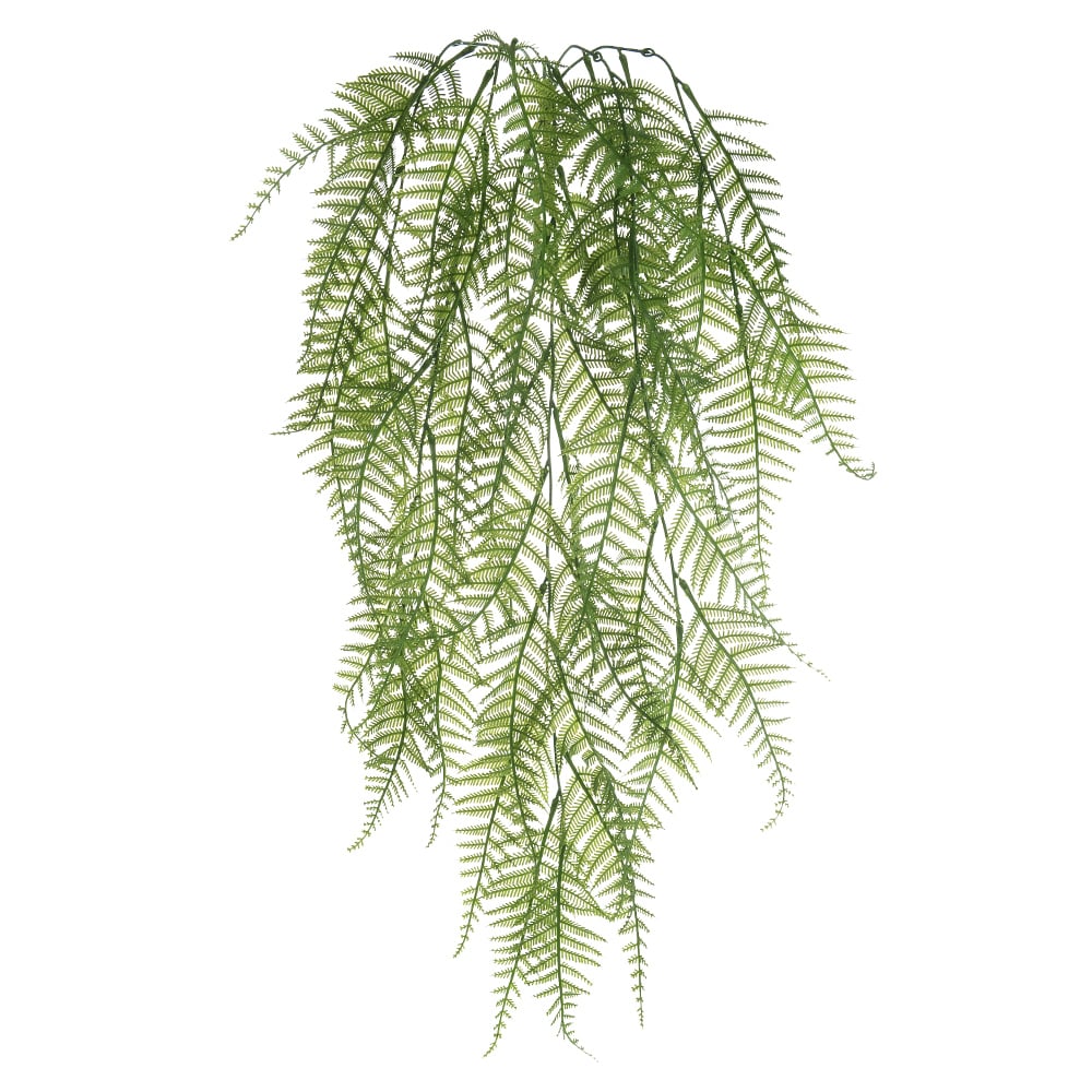 F.SAMAMBAIA PENDURAR C/PRINT PLASTICO X44 (VERDE) 84cm