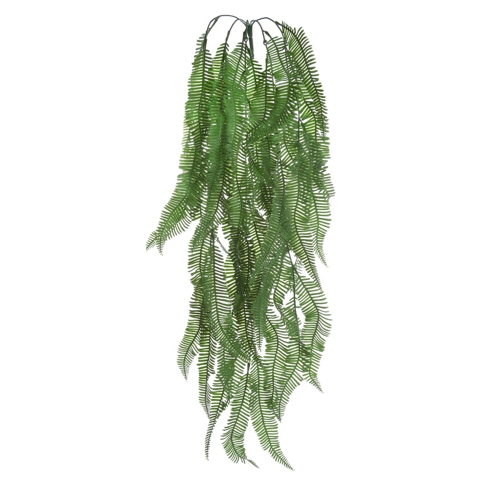 F.SAMAMBAIA PENDURAR C/PRINT PLASTICO X44 (VERDE) 88cm
