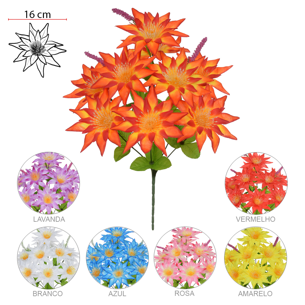 B.DALIA X9 (CORES SORTIDAS) 47cm