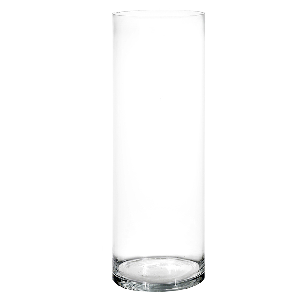 VASO VIDRO CILINDRO (TRANSPARENTE) 30cm
