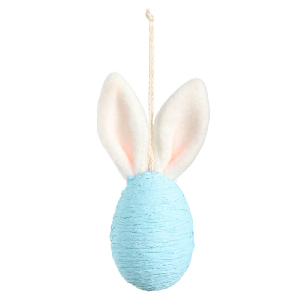 OVO DECORATIVO PENDURAR (AZUL) 13X6cm