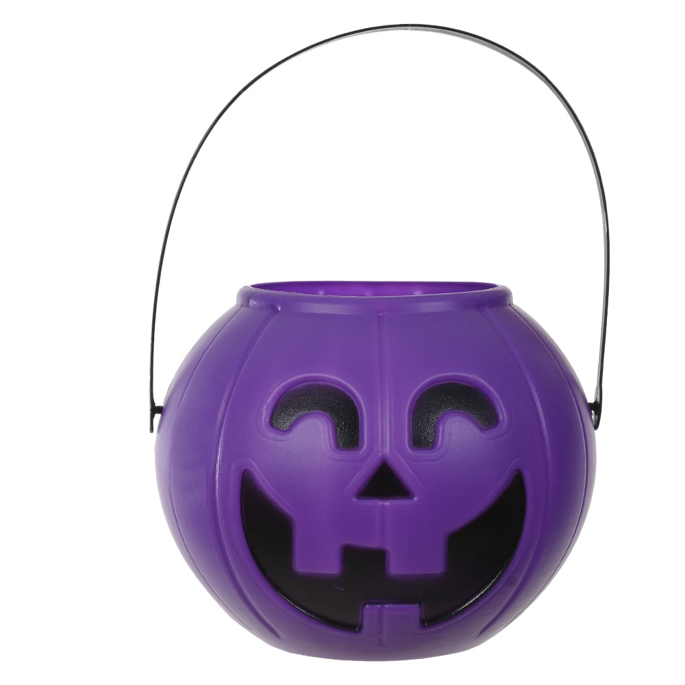 BALDE ABOBORA HALOWEEN (ROXO) 16cm