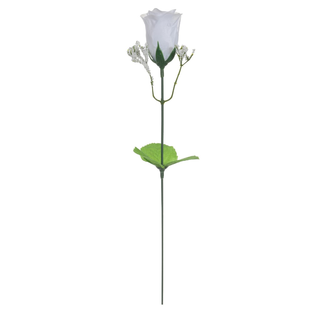 H.ROSA BOTAO (BRANCO) 32cm