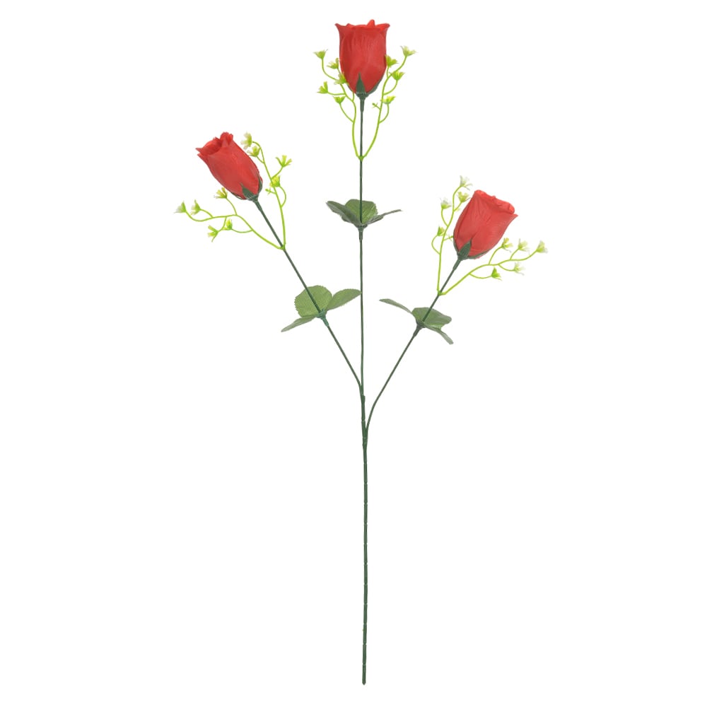 H.ROSA BOTAO X3 (VERMELHO) 60cm