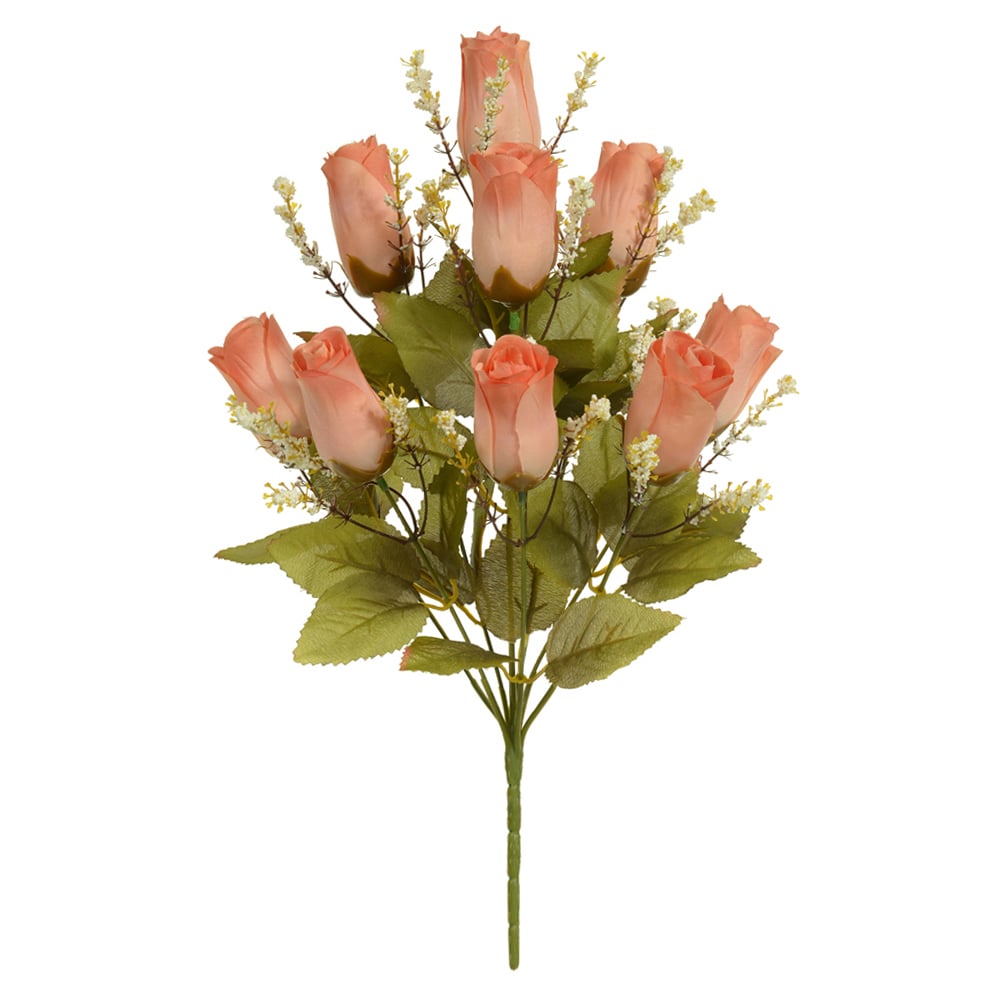 B.ROSA BOTAO X9 (LARANJA OUTONO) 40cm