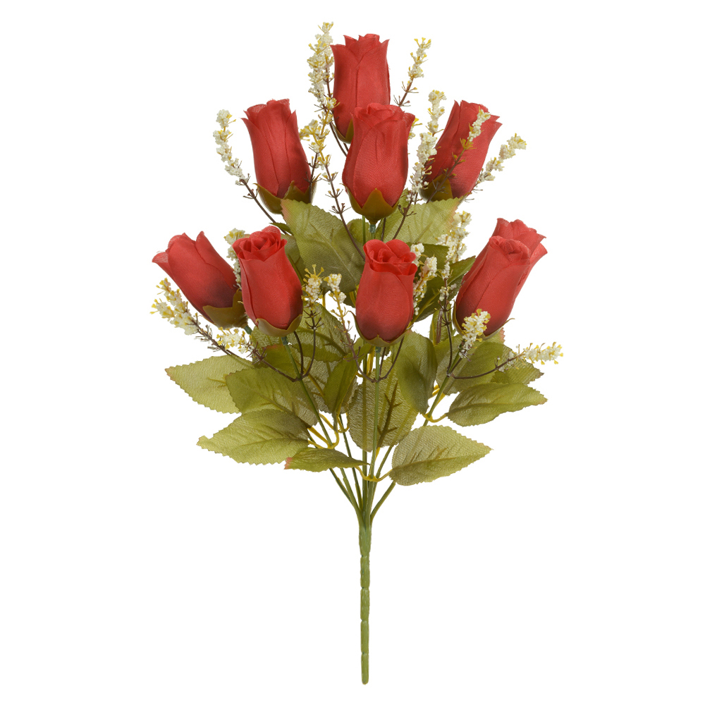 B.ROSA BOTAO X9 (VERMELHO OUTONO) 40cm