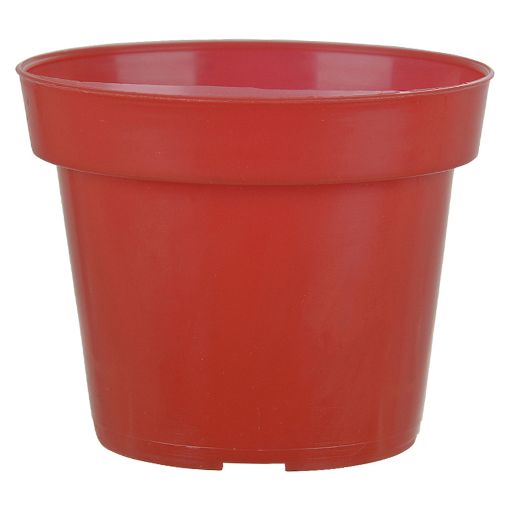 PLASTICO VASO (T-9  VERMELHO) 7X9CM
