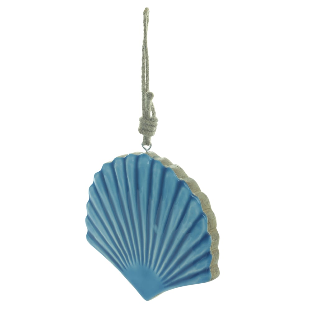 ESCULTURA DECORATIVA MADEIRA (AZUL) 15X15X1,5cm