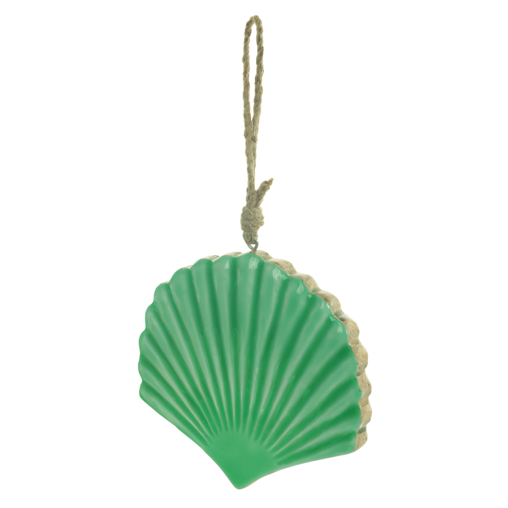ESCULTURA DECORATIVA MADEIRA (VERDE) 15X15X1,5cm