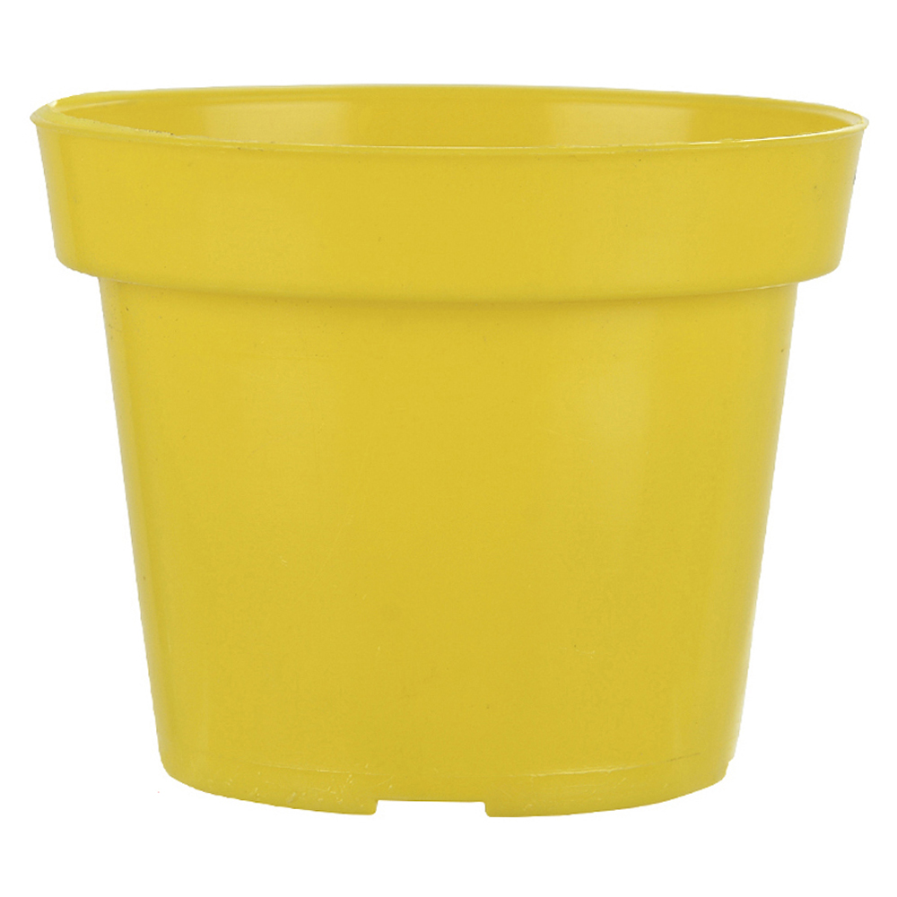 PLASTICO VASO (T9  AMARELO) 7X9CM