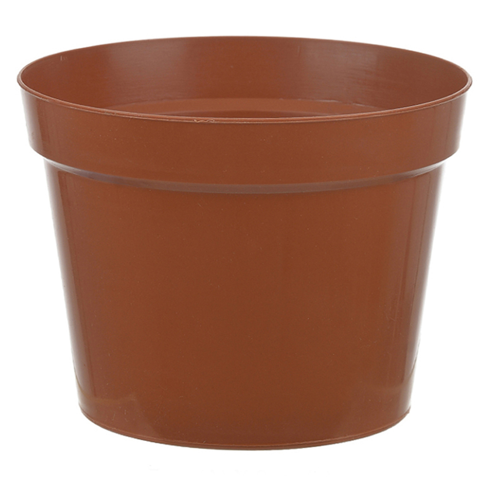 PLASTICO VASO (M9  TERRACOTA) 7X9CM