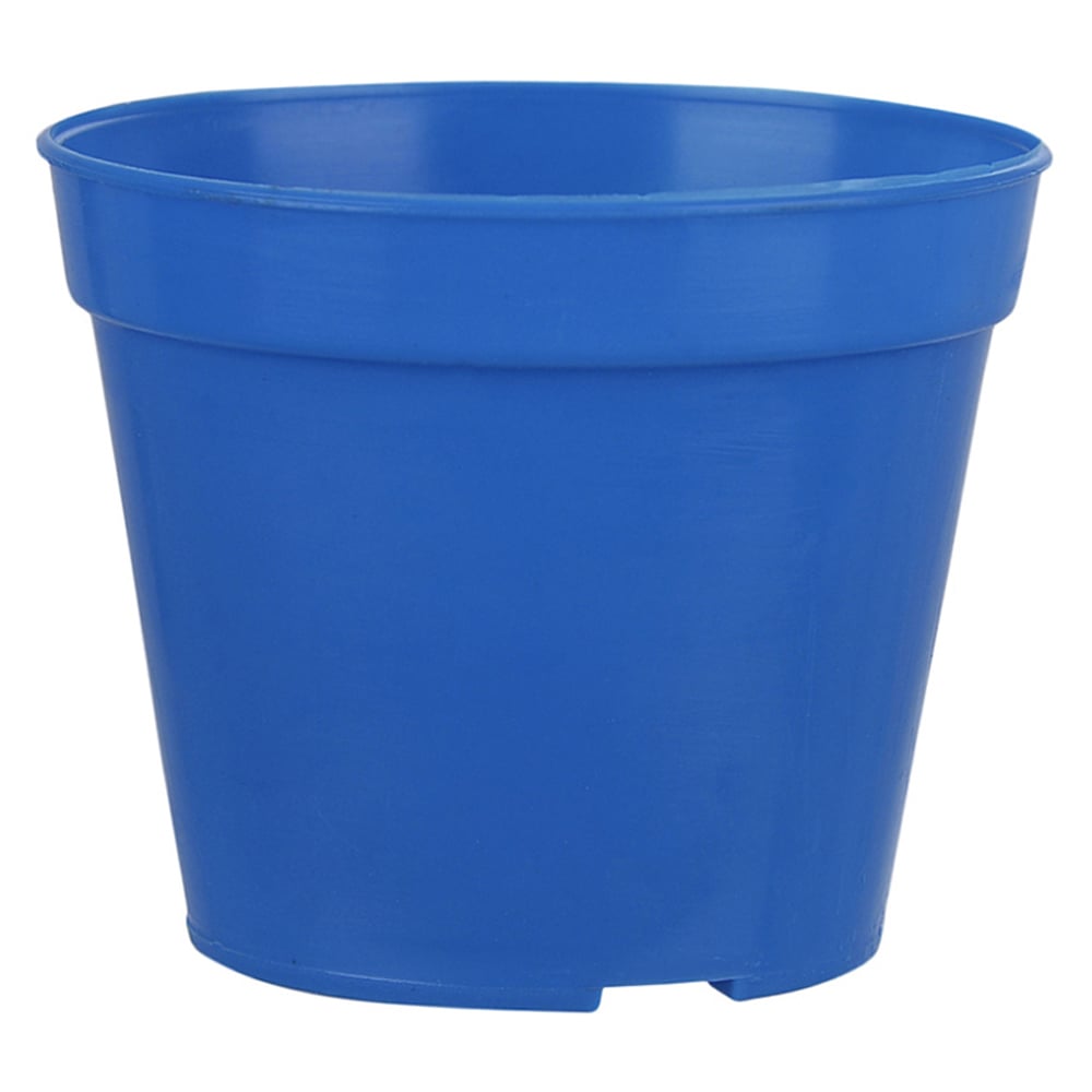 PLASTICO VASO POTE (T-7  AZUL) 6X7CM