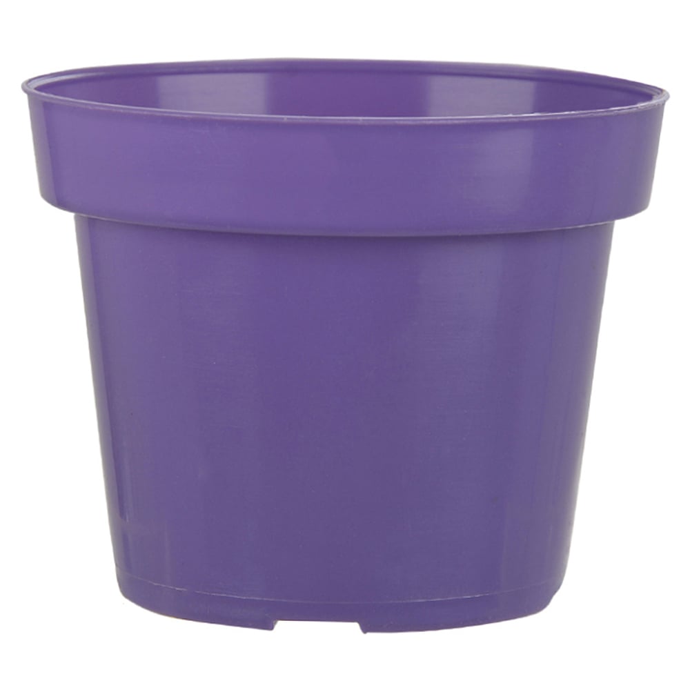 PLASTICO VASO POTE (T-7  LAVANDA) 6X7CM