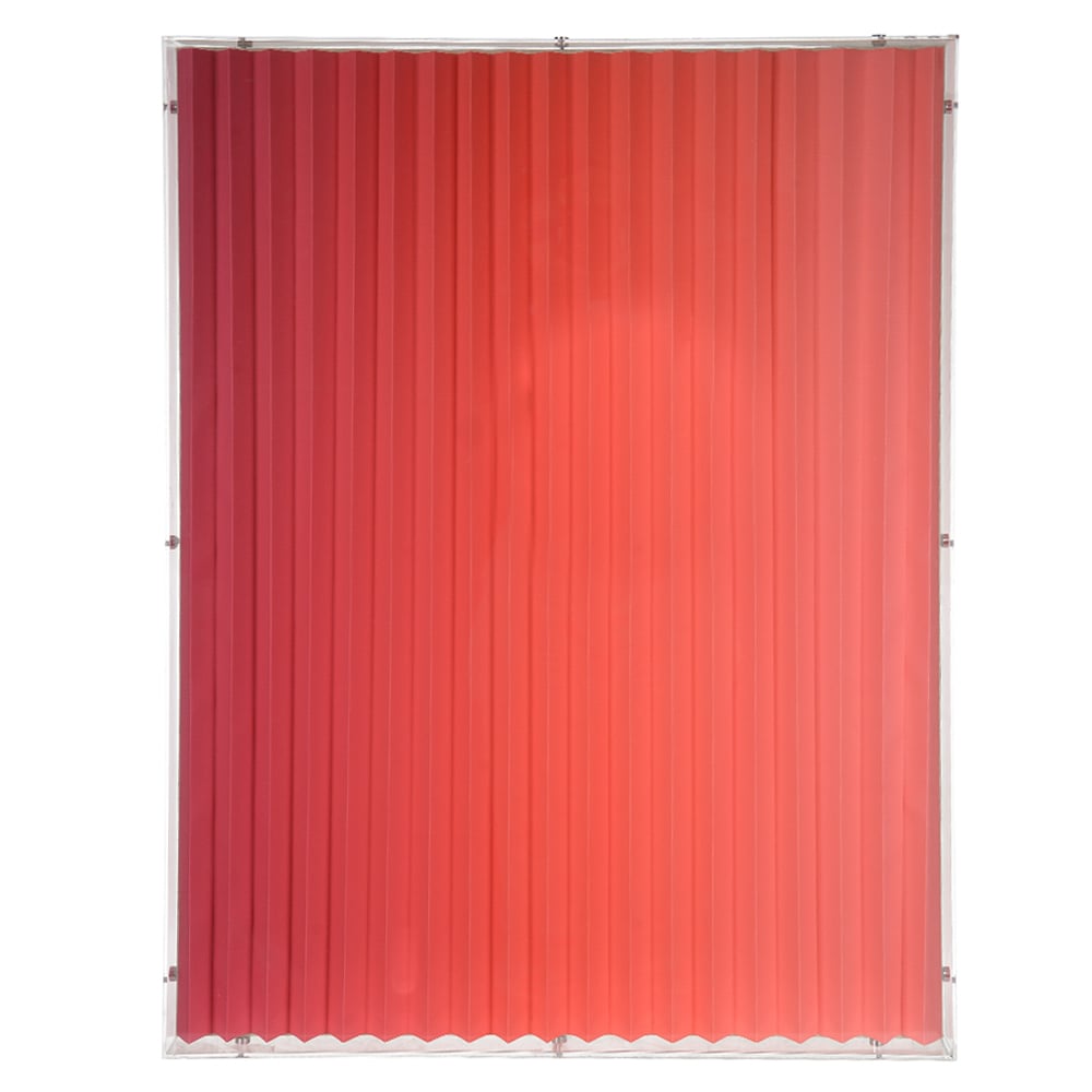 QUADRO DECORATIVO PLASTICO (ROSA LARANJA) 60X80X5cm