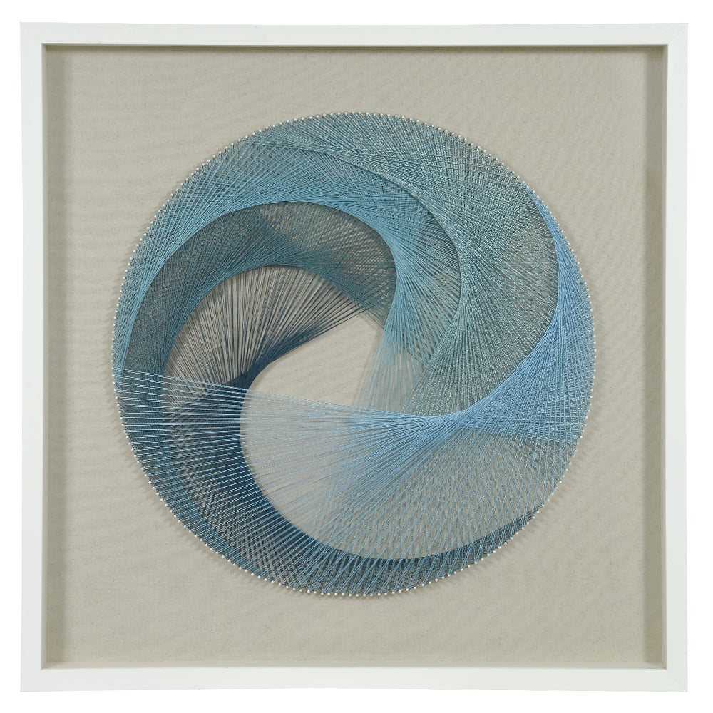 QUADRO DECORATIVO PLASTICO (AZUL) 80X80X5cm