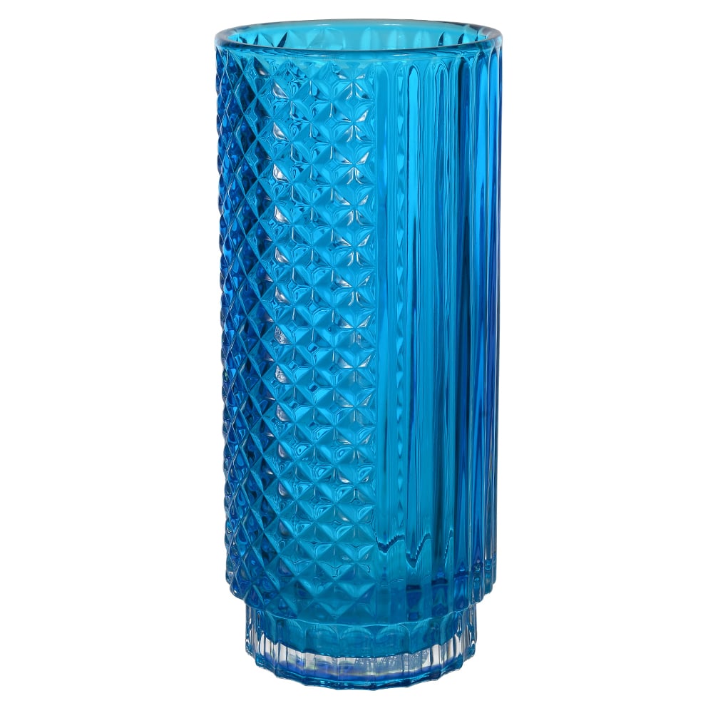 VASO DECOR VIDRO (AZUL) 34,3cm 14,8d